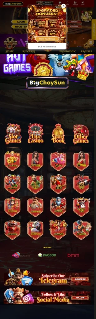 BigChoySun Online Casino Malaysia